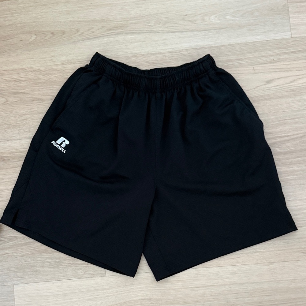 Russell Athletic Men's Black Athletic Shorts